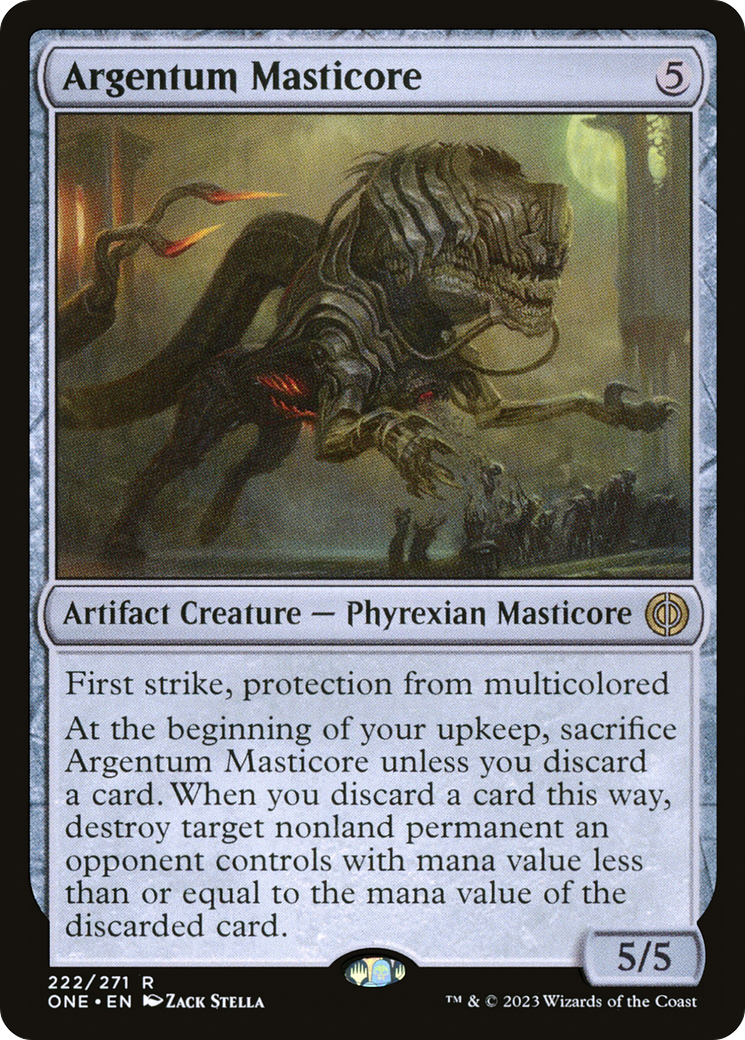 Argentum Masticore [Phyrexia: All Will Be One] | Gear Gaming Fayetteville