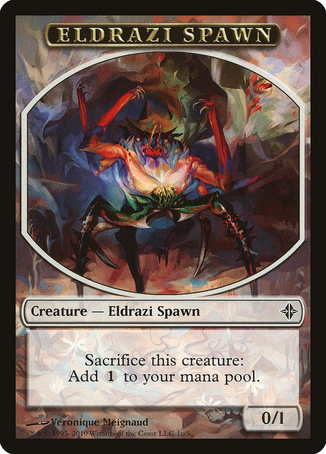 Eldrazi Spawn Token (1c/5) [Rise of the Eldrazi Tokens] | Gear Gaming Fayetteville