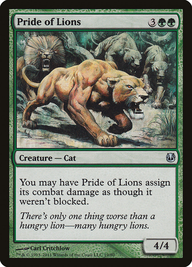 Pride of Lions [Duel Decks: Ajani vs. Nicol Bolas] | Gear Gaming Fayetteville