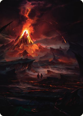 Valley of Gorgoroth Art Card [The Lord of the Rings: Tales of Middle-earth Art Series] | Gear Gaming Fayetteville