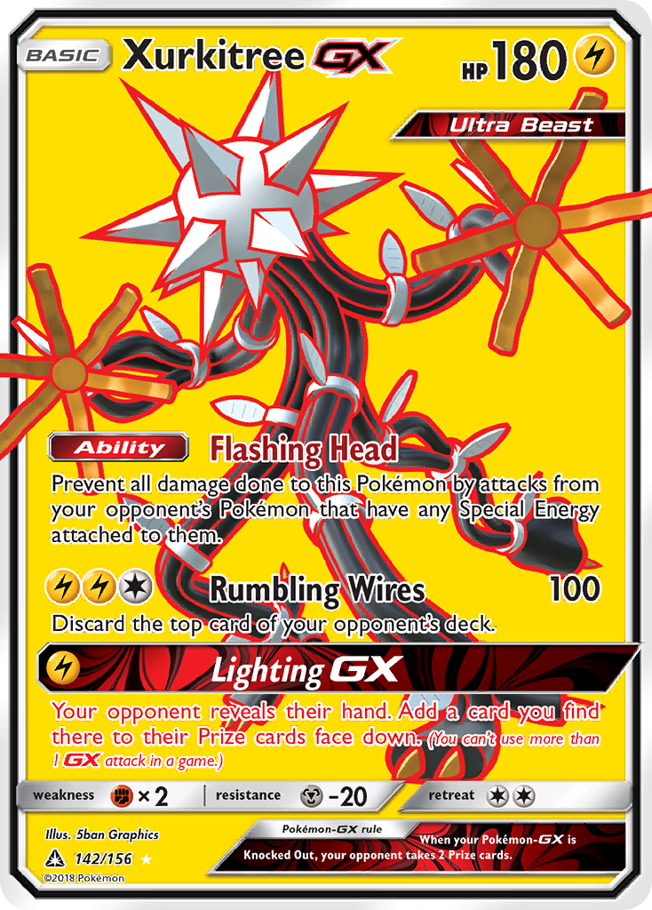 Xurkitree GX (142/156) [Sun & Moon: Ultra Prism] | Gear Gaming Fayetteville