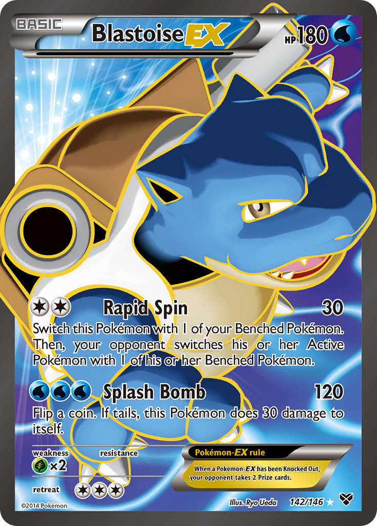 Blastoise EX (142/146) [XY: Base Set] | Gear Gaming Fayetteville