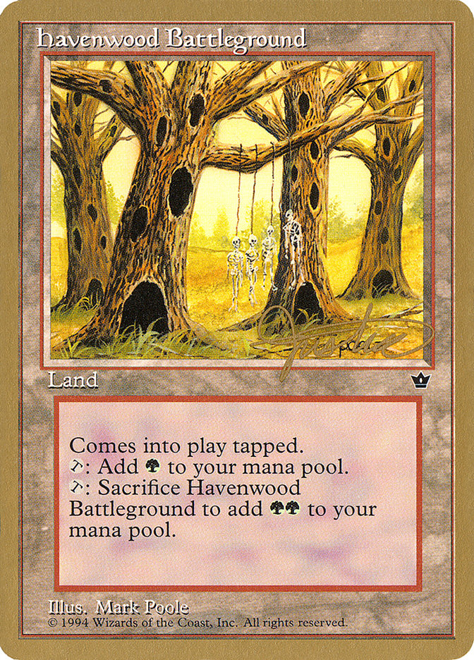 Havenwood Battleground (Mark Justice) [Pro Tour Collector Set] | Gear Gaming Fayetteville