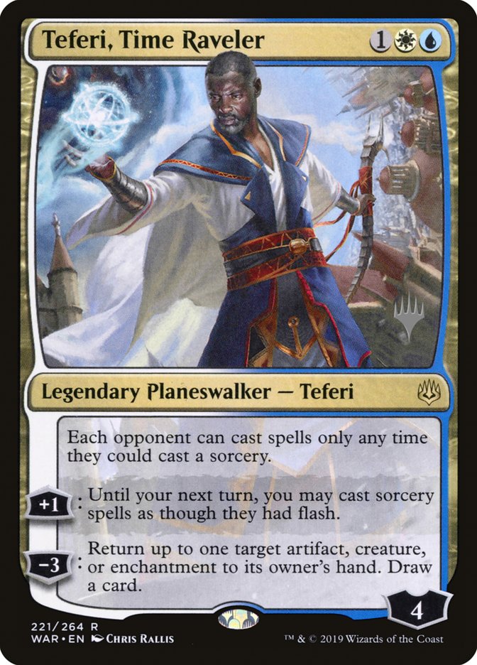 Teferi, Time Raveler (Promo Pack) [War of the Spark Promos] | Gear Gaming Fayetteville