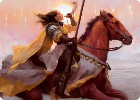 Sunrise Cavalier Art Card [Innistrad: Midnight Hunt Art Series] | Gear Gaming Fayetteville