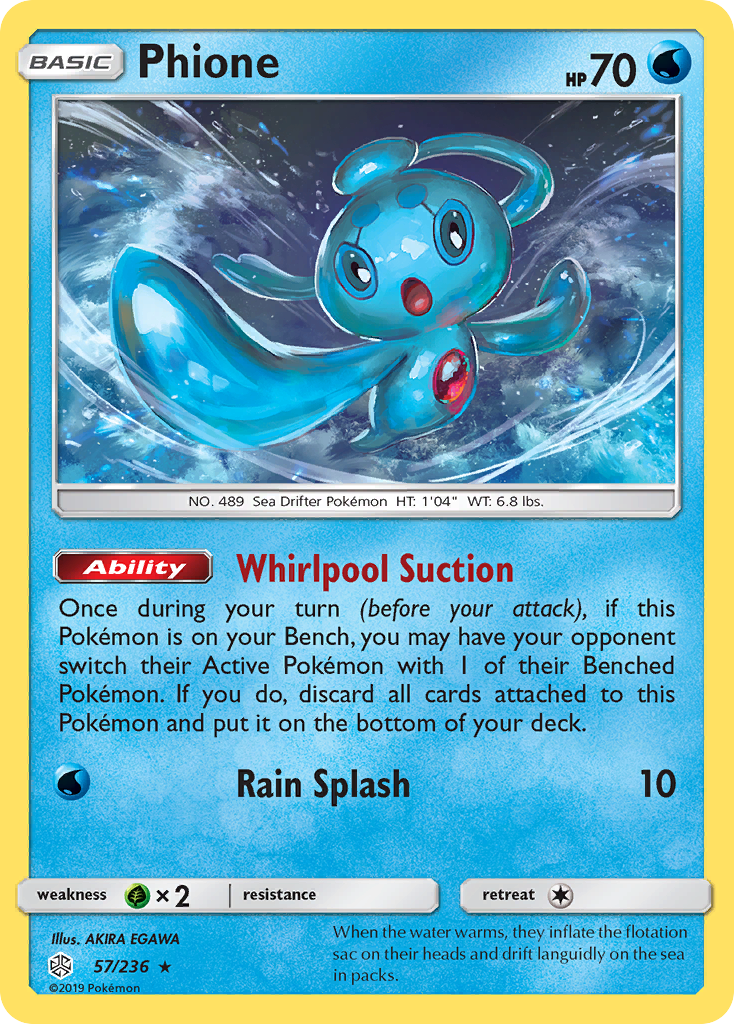 Phione (57/236) [Sun & Moon: Cosmic Eclipse] | Gear Gaming Fayetteville