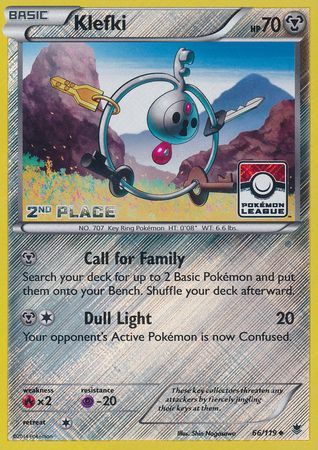 Klefki (66/119) (League Promo 2nd Place) [XY: Phantom Forces] | Gear Gaming Fayetteville