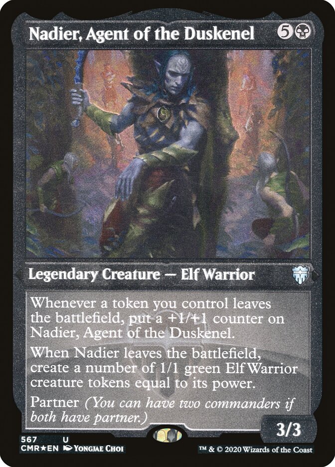 Nadier, Agent of the Duskenel (Etched) [Commander Legends] | Gear Gaming Fayetteville