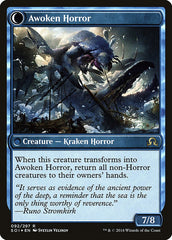 Thing in the Ice // Awoken Horror [Shadows over Innistrad Prerelease Promos] | Gear Gaming Fayetteville