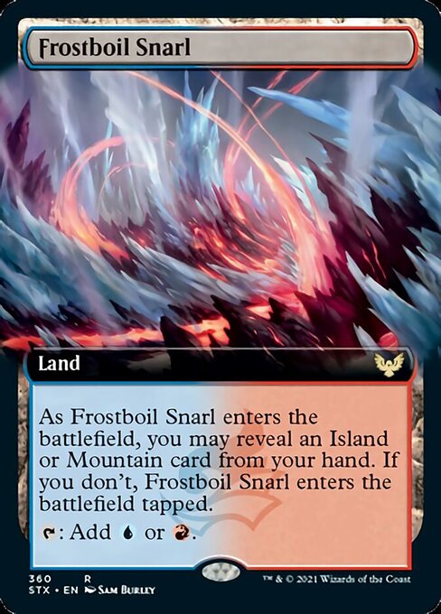 Frostboil Snarl (Extended Art) [Strixhaven: School of Mages] | Gear Gaming Fayetteville