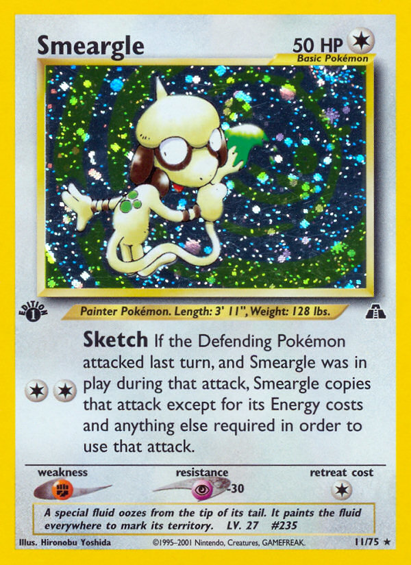 Smeargle (11/75) [Neo Discovery 1st Edition] | Gear Gaming Fayetteville