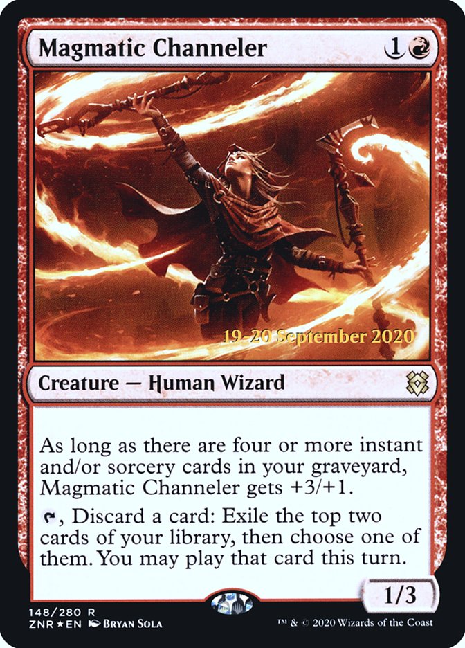 Magmatic Channeler [Zendikar Rising Prerelease Promos] | Gear Gaming Fayetteville