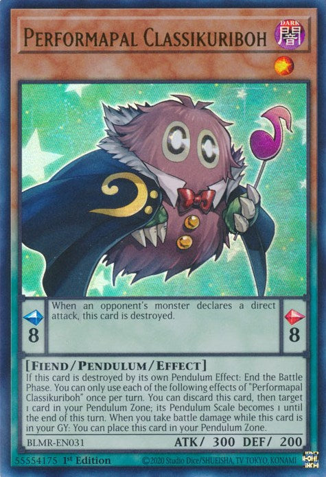 Performapal Classikuriboh [BLMR-EN031] Ultra Rare | Gear Gaming Fayetteville