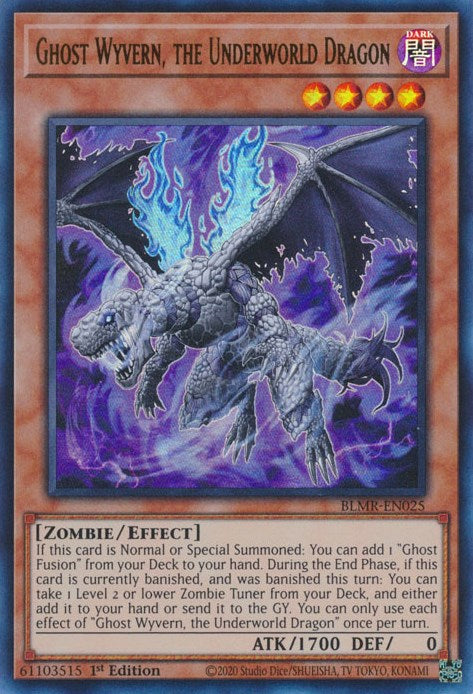 Ghost Wyvern, the Underworld Dragon [BLMR-EN025] Ultra Rare | Gear Gaming Fayetteville