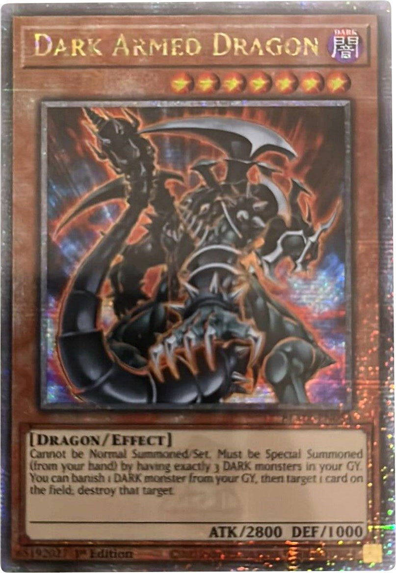 Dark Armed Dragon [BLMR-EN054] Quarter Century Secret Rare | Gear Gaming Fayetteville