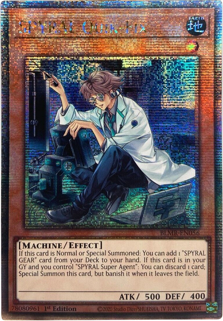 SPYRAL Quik-Fix [BLMR-EN056] Quarter Century Secret Rare | Gear Gaming Fayetteville