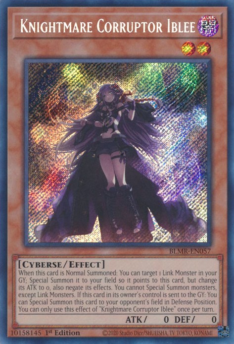 Knightmare Corruptor Iblee [BLMR-EN057] Secret Rare | Gear Gaming Fayetteville
