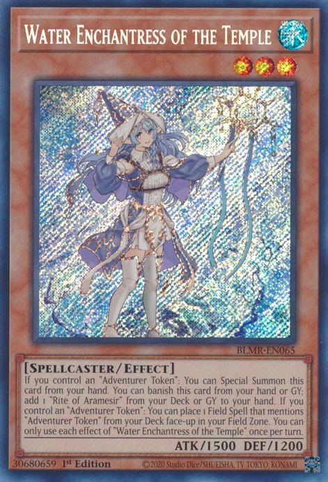 Water Enchantress of the Temple [BLMR-EN065] Secret Rare | Gear Gaming Fayetteville