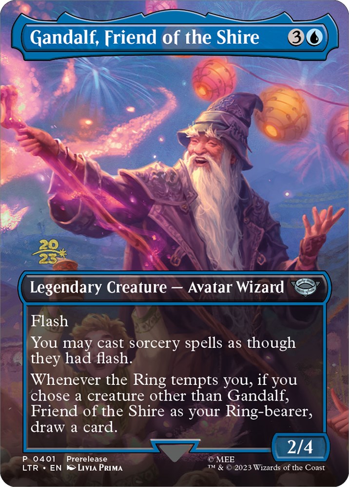 Gandalf, Friend of the Shire [The Lord of the Rings: Tales of Middle-Earth Prerelease Promos] | Gear Gaming Fayetteville