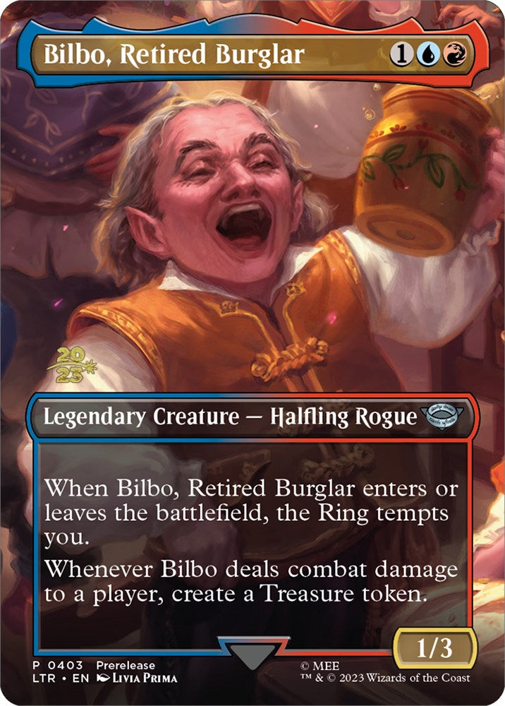 Bilbo, Retired Burglar [The Lord of the Rings: Tales of Middle-Earth Prerelease Promos] | Gear Gaming Fayetteville