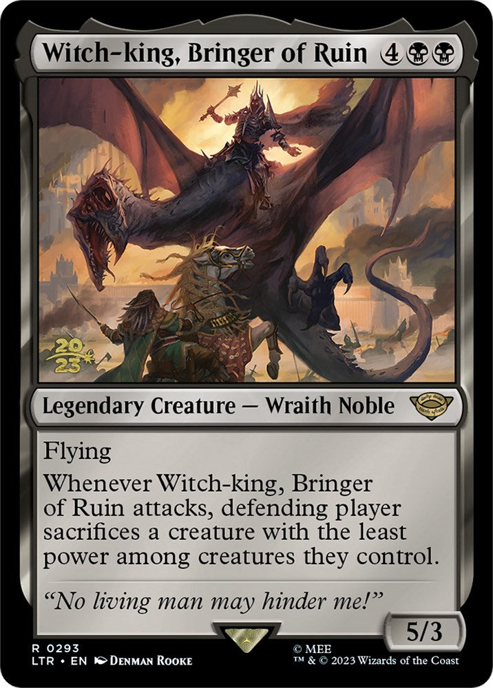 Witch-king, Bringer of Ruin [The Lord of the Rings: Tales of Middle-Earth Prerelease Promos] | Gear Gaming Fayetteville