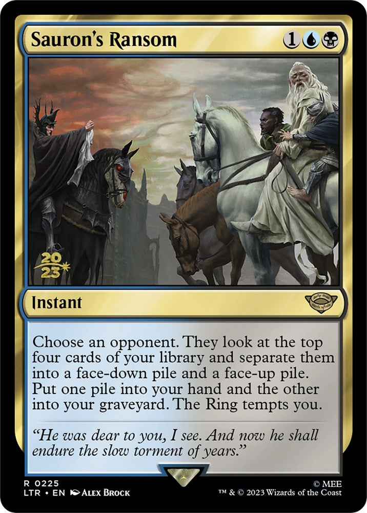 Sauron's Ransom [The Lord of the Rings: Tales of Middle-Earth Prerelease Promos] | Gear Gaming Fayetteville