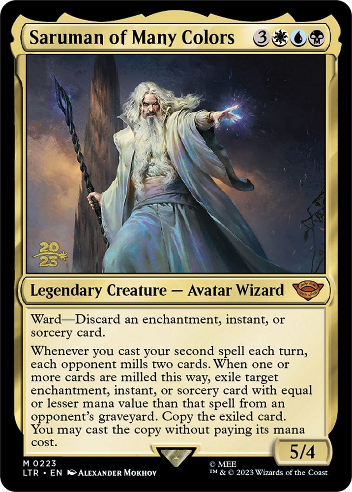 Saruman of Many Colors [The Lord of the Rings: Tales of Middle-Earth Prerelease Promos] | Gear Gaming Fayetteville