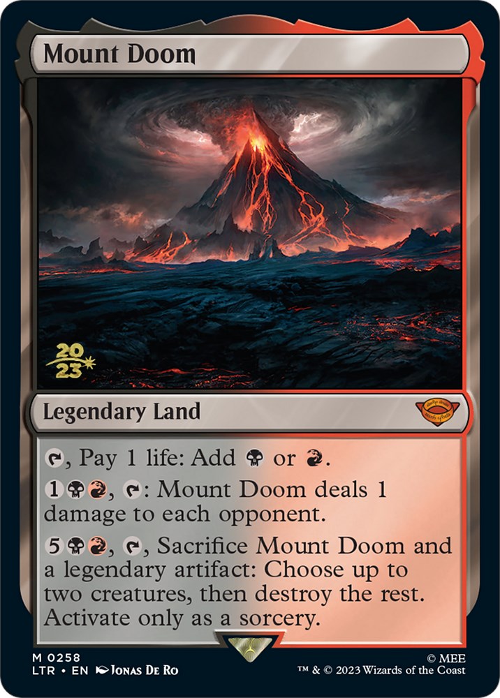 Mount Doom [The Lord of the Rings: Tales of Middle-Earth Prerelease Promos] | Gear Gaming Fayetteville