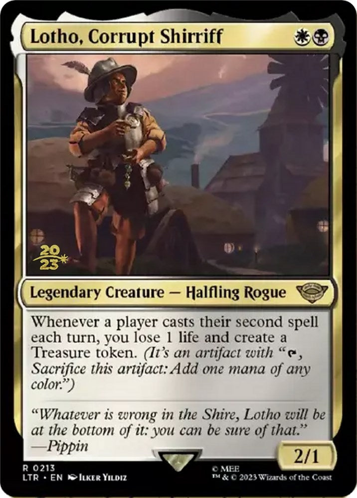 Lotho, Corrupt Shirriff [The Lord of the Rings: Tales of Middle-Earth Prerelease Promos] | Gear Gaming Fayetteville