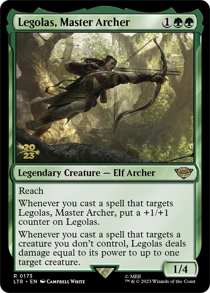 Legolas, Master Archer [The Lord of the Rings: Tales of Middle-Earth Prerelease Promos] | Gear Gaming Fayetteville