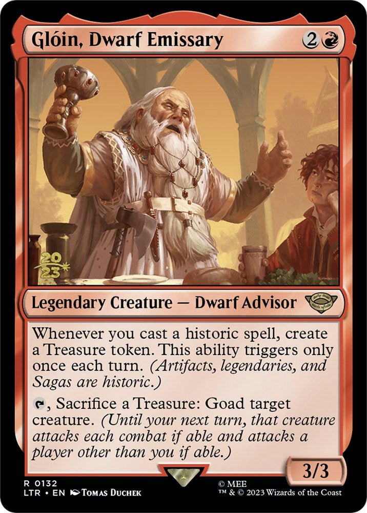 Gloin, Dwarf Emissary [The Lord of the Rings: Tales of Middle-Earth Prerelease Promos] | Gear Gaming Fayetteville