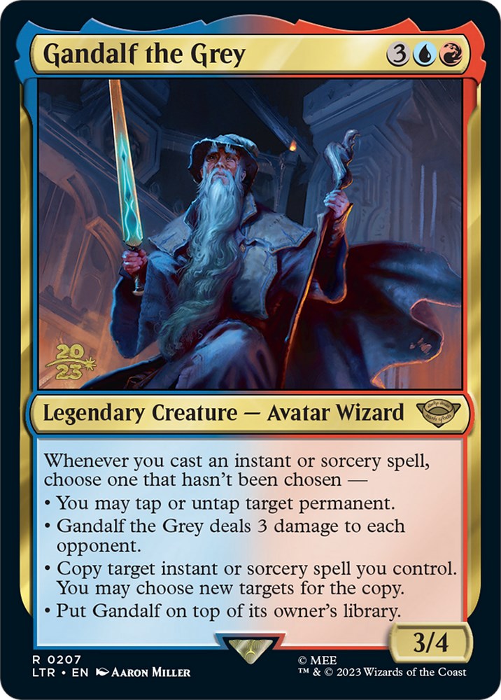 Gandalf the Grey [The Lord of the Rings: Tales of Middle-Earth Prerelease Promos] | Gear Gaming Fayetteville