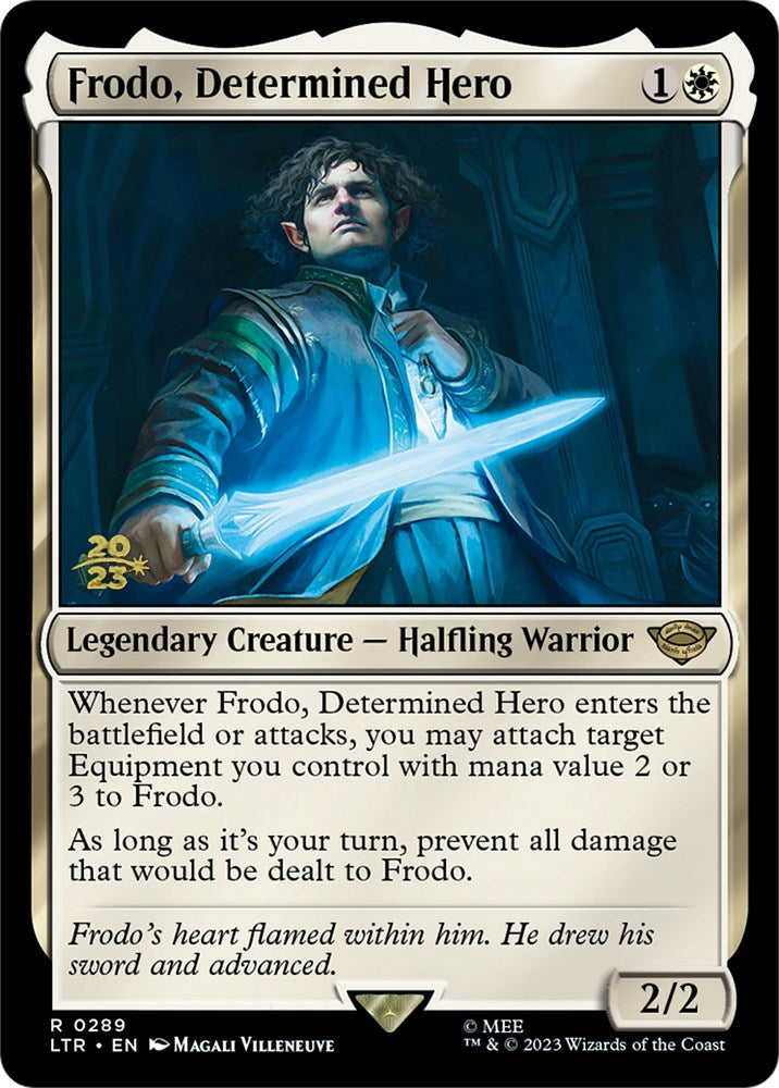 Frodo, Determined Hero [The Lord of the Rings: Tales of Middle-Earth Prerelease Promos] | Gear Gaming Fayetteville