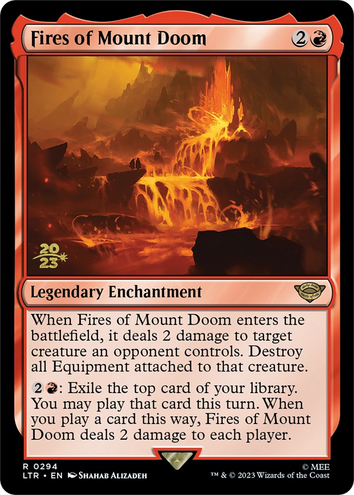 Fires of Mount Doom [The Lord of the Rings: Tales of Middle-Earth Prerelease Promos] | Gear Gaming Fayetteville