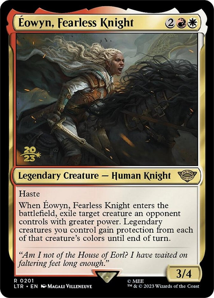 Eowyn, Fearless Knight [The Lord of the Rings: Tales of Middle-Earth Prerelease Promos] | Gear Gaming Fayetteville