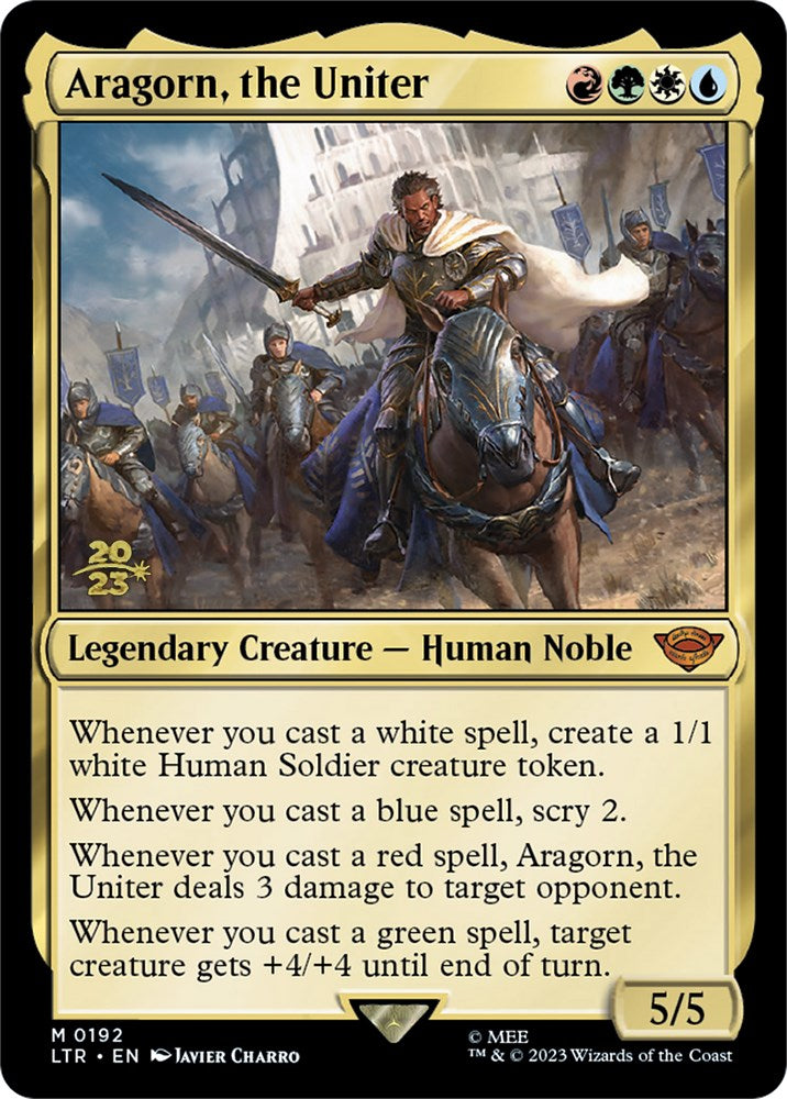 Aragorn, the Uniter [The Lord of the Rings: Tales of Middle-Earth Prerelease Promos] | Gear Gaming Fayetteville