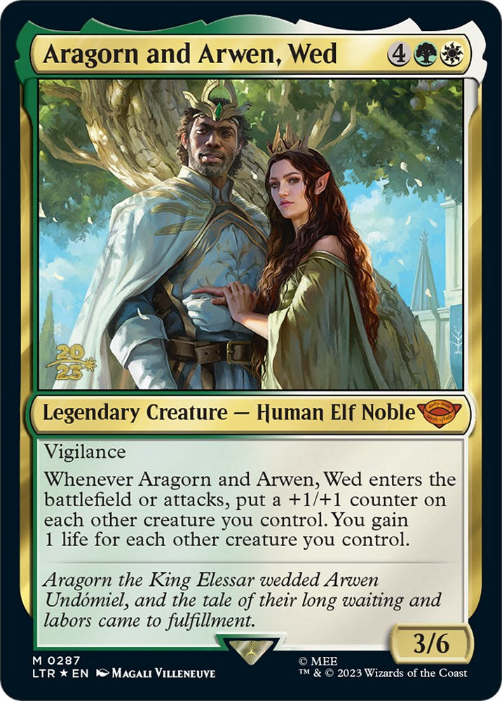 Aragorn and Arwen, Wed [The Lord of the Rings: Tales of Middle-Earth Prerelease Promos] | Gear Gaming Fayetteville