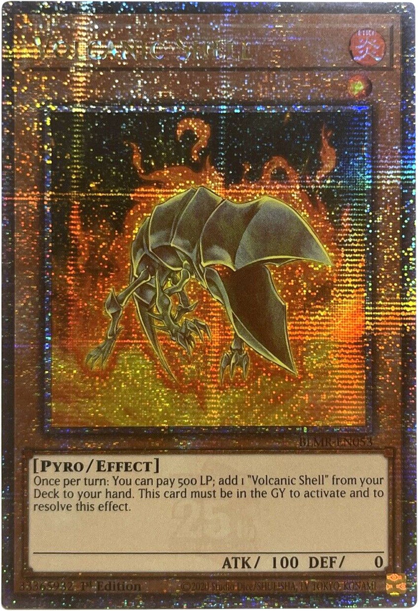 Volcanic Shell [BLMR-EN053] Quarter Century Secret Rare | Gear Gaming Fayetteville