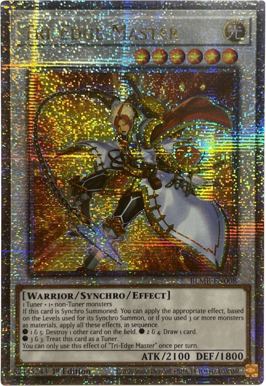 Tri-Edge Master [BLMR-EN008] Quarter Century Secret Rare | Gear Gaming Fayetteville