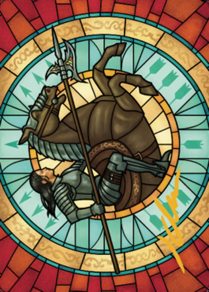 Tori D'Avenant, Fury Rider Art Card (Gold-Stamped Signature) [Dominaria United Art Series] | Gear Gaming Fayetteville