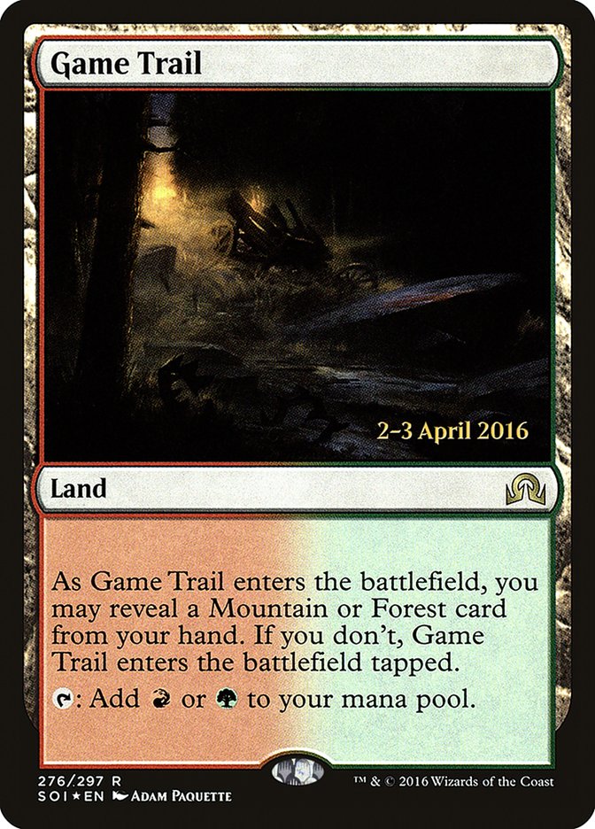 Game Trail [Shadows over Innistrad Prerelease Promos] | Gear Gaming Fayetteville