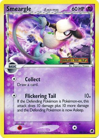 Smeargle (39/101) (Delta Species) (Stamped) [EX: Dragon Frontiers] | Gear Gaming Fayetteville