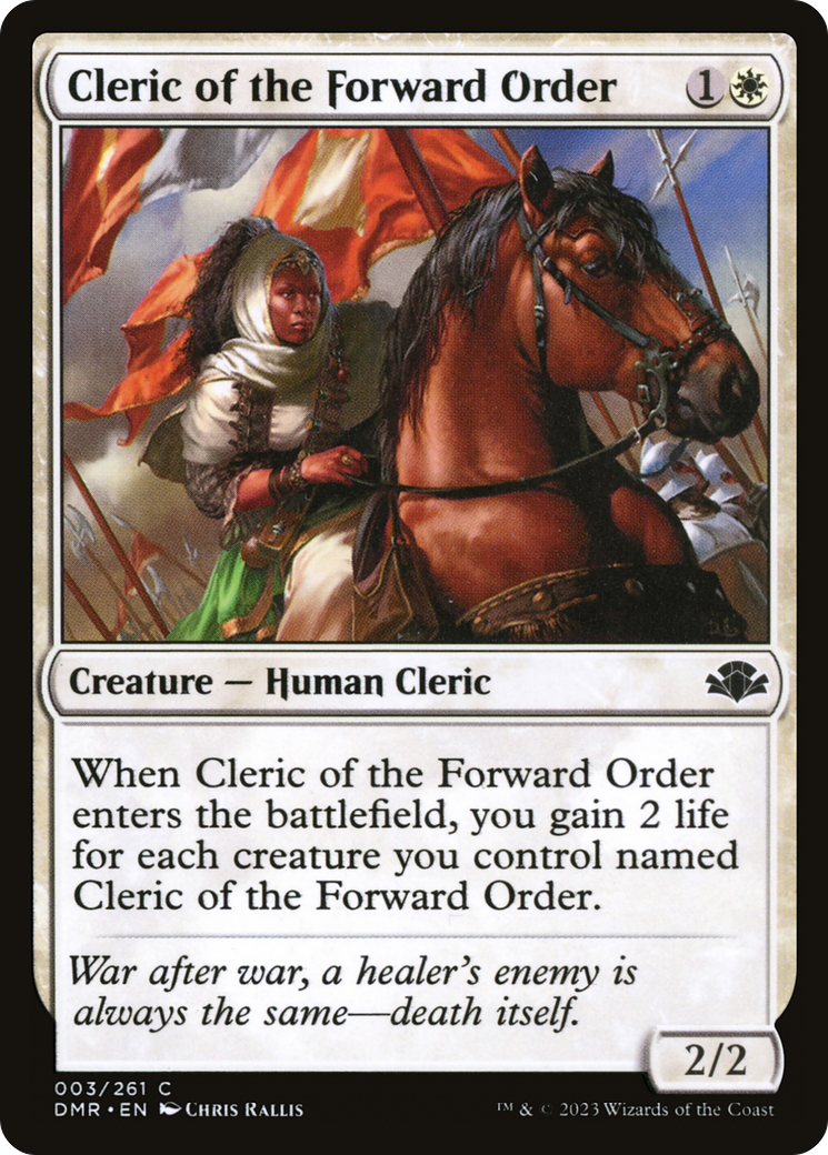 Cleric of the Forward Order [Dominaria Remastered] | Gear Gaming Fayetteville