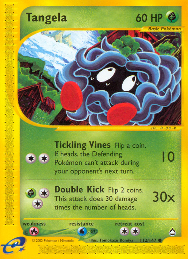 Tangela (112/147) [Aquapolis] | Gear Gaming Fayetteville