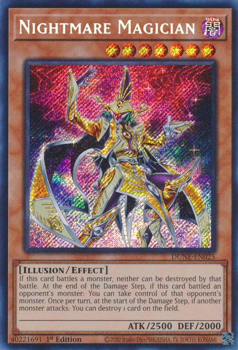 Nightmare Magician [DUNE-EN025] Secret Rare | Gear Gaming Fayetteville