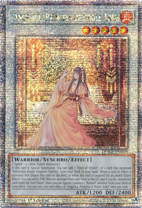 Angelica, Princess of Noble Arms [DUNE-EN040] Quarter Century Secret Rare | Gear Gaming Fayetteville