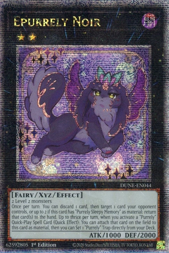 Epurrely Noir [DUNE-EN044] Quarter Century Secret Rare | Gear Gaming Fayetteville