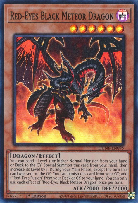 Red-Eyes Black Meteor Dragon [DUNE-EN095] Super Rare | Gear Gaming Fayetteville