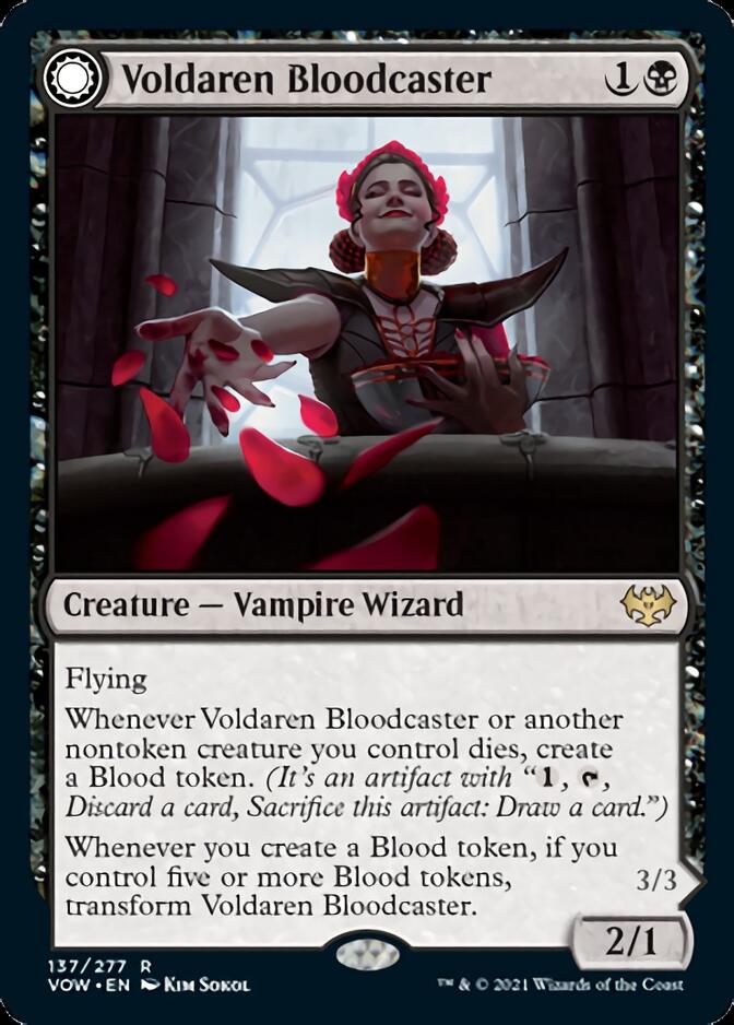 Voldaren Bloodcaster // Bloodbat Summoner [Innistrad: Crimson Vow] | Gear Gaming Fayetteville