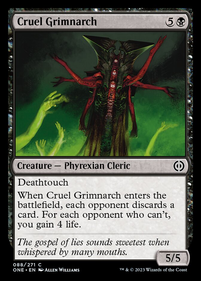 Cruel Grimnarch [Phyrexia: All Will Be One] | Gear Gaming Fayetteville